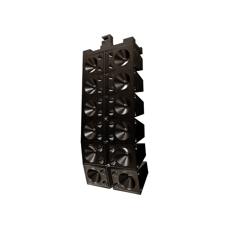 Line array speakers x6 (including hanging parts) (4pcs / group)